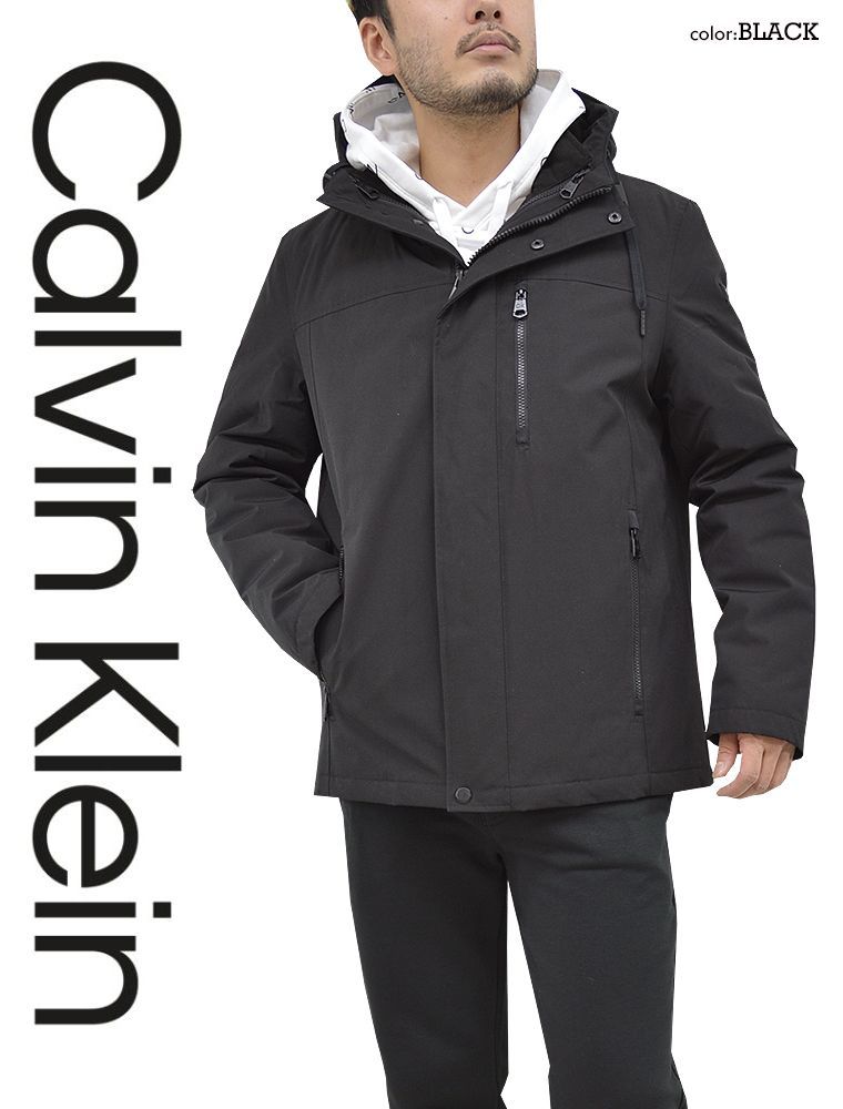 CALVIN KLEIN カルバン・クライン ライナー付3WAY中綿ジャケット