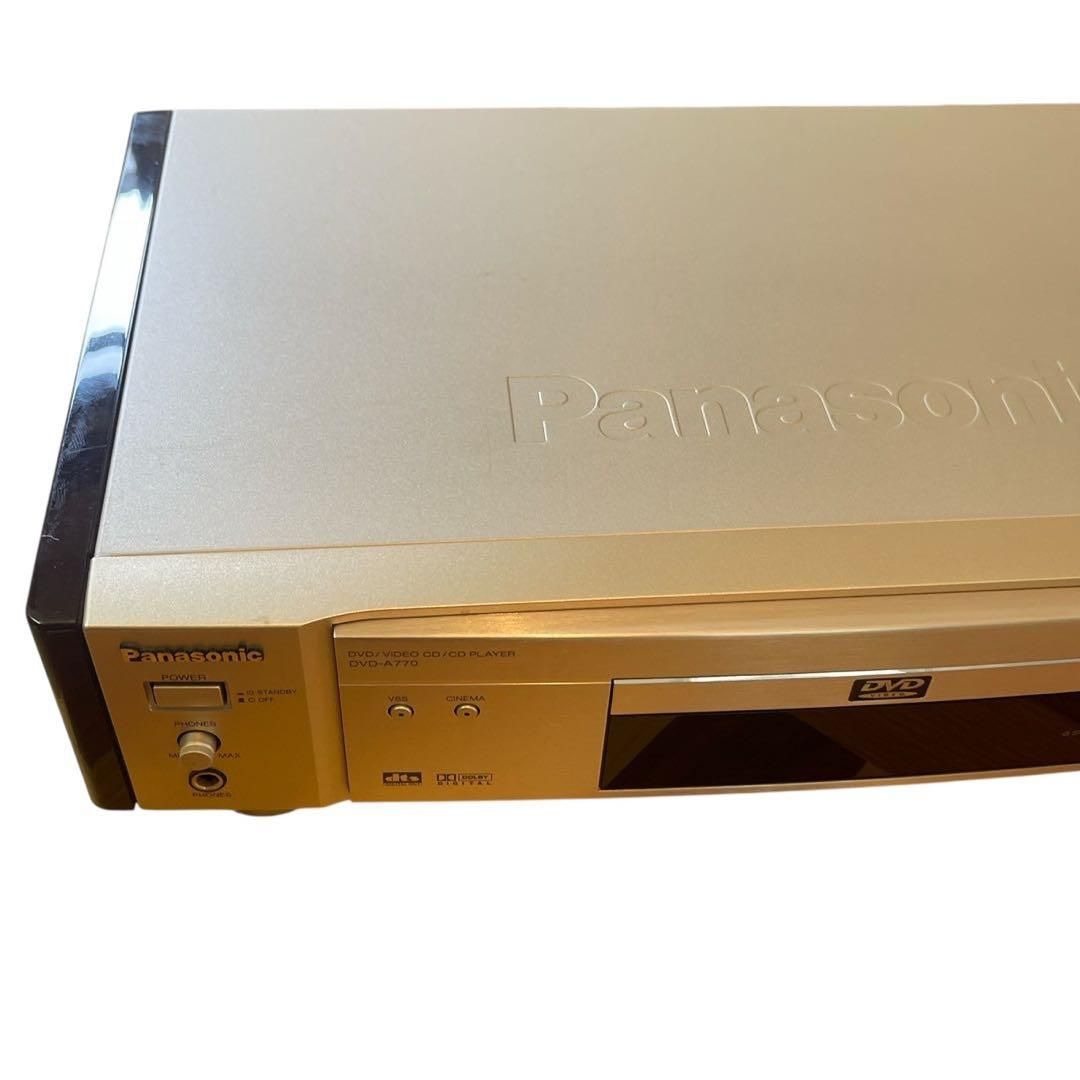 人気】Panasonic DVD・CDプレーヤー 動作品 DVD-A770 - メルカリ