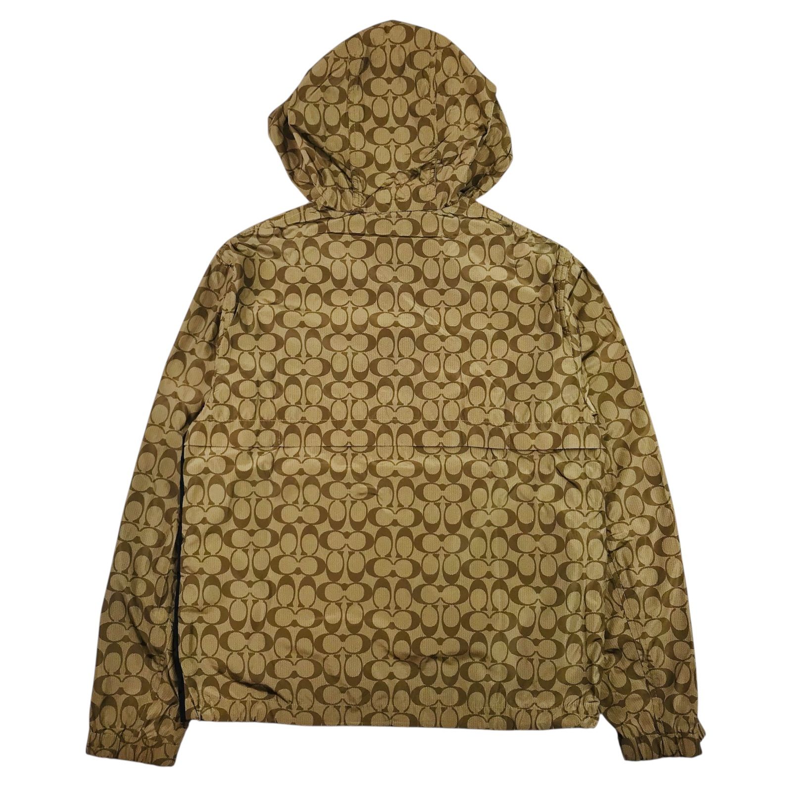 良品☆COACH・コーチ メンズ シグネチャー柄切替し ラバーブランド 