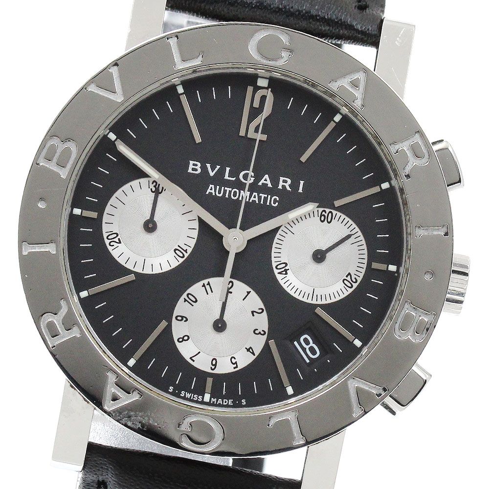 ブルガリ BVLGARI BB38SLCH ブルガリブルガリ デイト クロノグラフ 自動巻き メンズ_914433