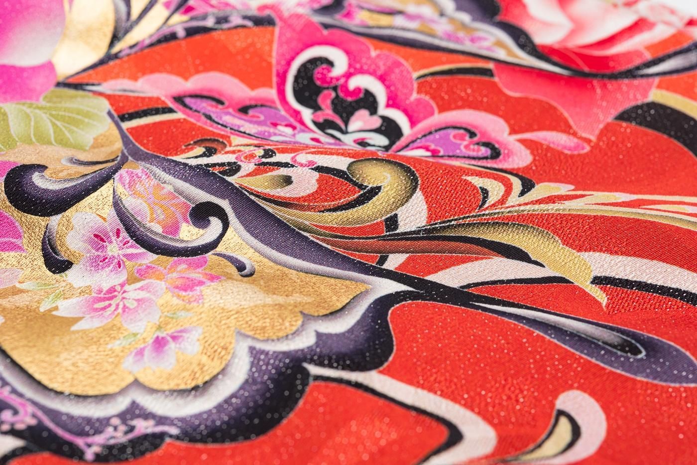 振袖 森英恵デザイン 蝶と薔薇 - メルカリ