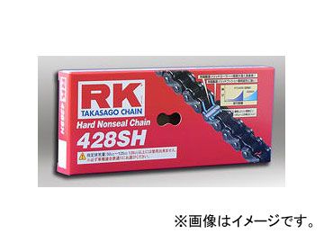 2輪 RK EXCEL ノンシールチェーン STD 鉄色 428SH 102L CB100 CB125S
