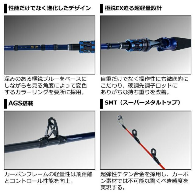 ダイワ 極鋭 タチウオテンヤSP 82S-185 AGS（ダイワ [90] 21 極