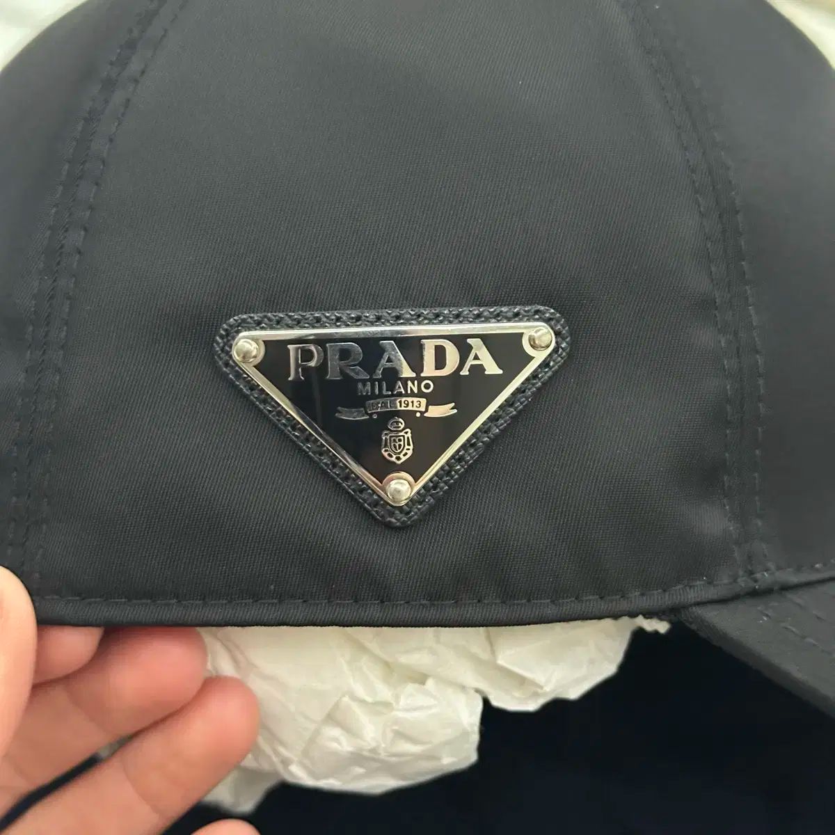 Prada(プラダ) キャップ 本物のデパート S サイズ - メルカリ