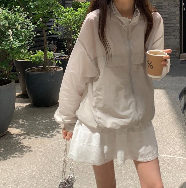 オンス OUNCE ウィンドブレーカー グレー