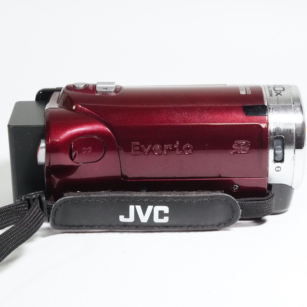 JVC Victor Everio GZ-E117-R レッド 元箱 ビデオカメラ 動作OK