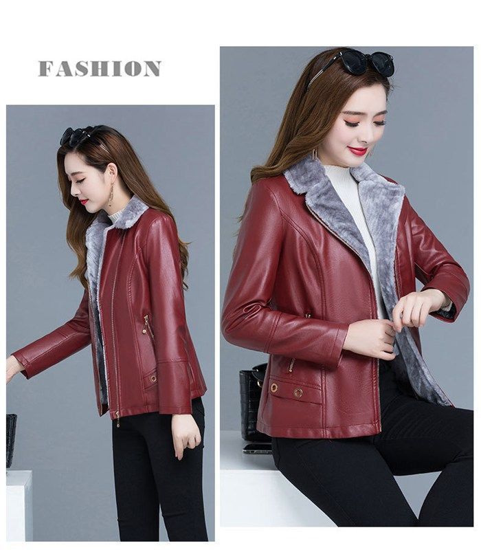 レザージャケット レディース 裏起毛 ジャケット 長袖 PUコート 裏ボア アウター コート 厚手 女性 アウター ライダースジャケット ショート丈 シンプル 合皮 着痩せ 秋冬 ギフト プレゼントhuabo03 DZ30 SIROKUMA-CORPORATION_COM