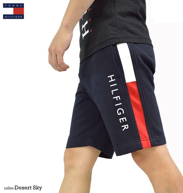 海外限定 TOMMY HILFIGER トミー スウェットショートパンツ 即納