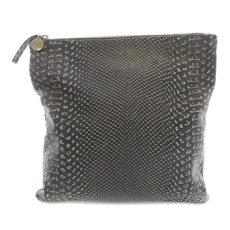 CLARE VIVIER - CLAREVIVIER パイソン クラッチバッグの通販 by m  