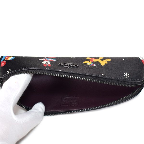 コーチ ペンケース ディズニー コラボ 新品 ミッキーマウス ドナルド