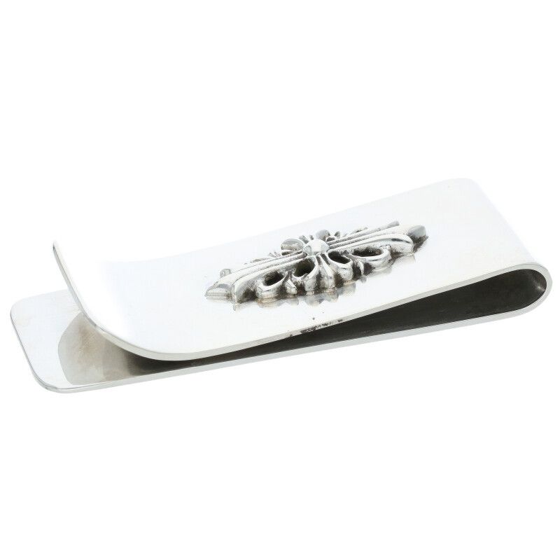 クロムハーツ MNY CLIP SM フローラルモチーフマネークリップ メンズ Chrome Hearts - クロムハーツ MNY CLIP SM フローラルモチーフ