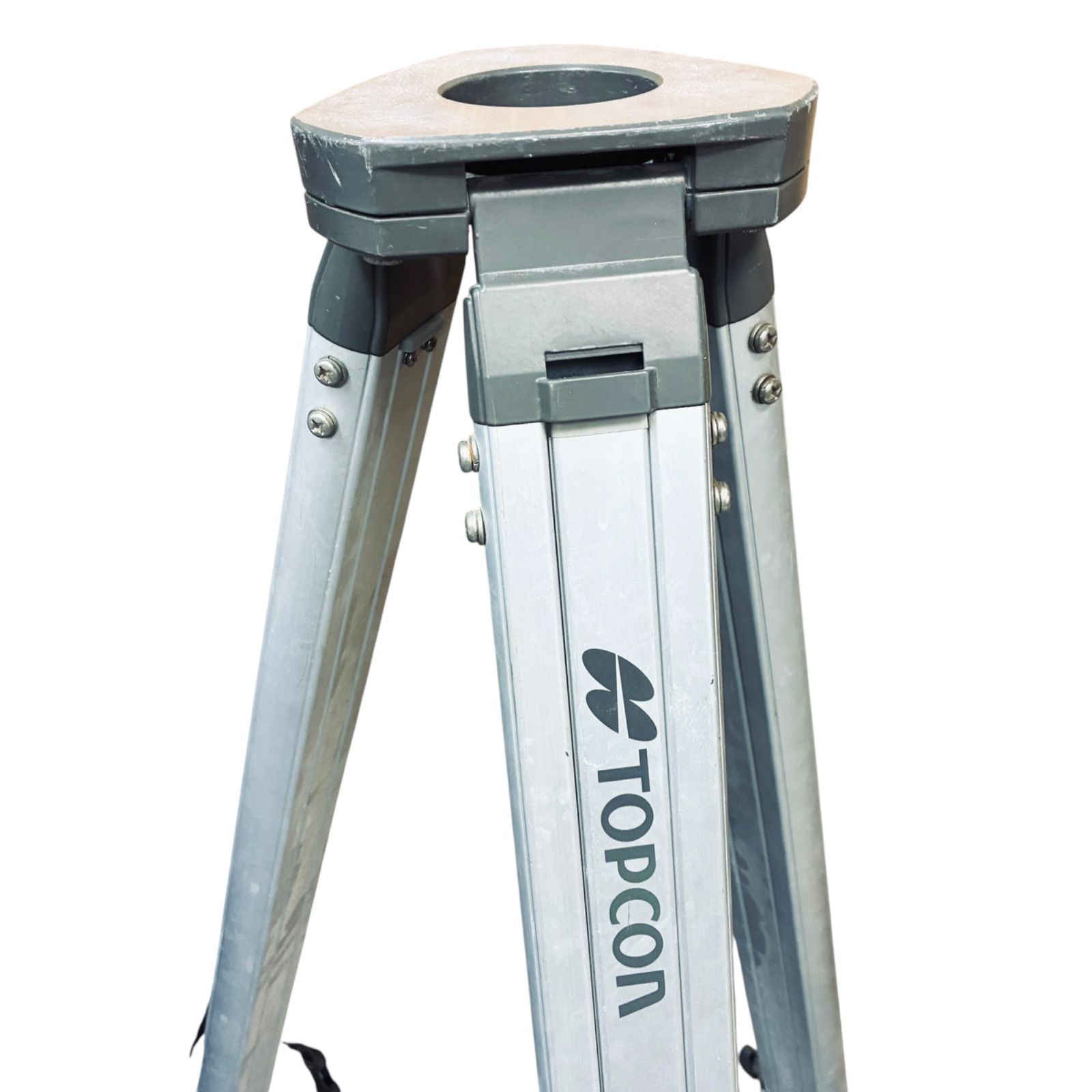 TOPCON TP‑210TC 測量用アルミ三脚 平面頭 クイックロック式 良品 軽量
