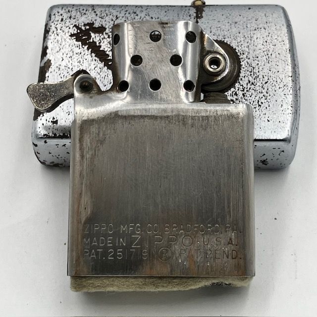 ZIPPO ビンテージ ジッポー 1953年 スチール製 署名もの シブいフル