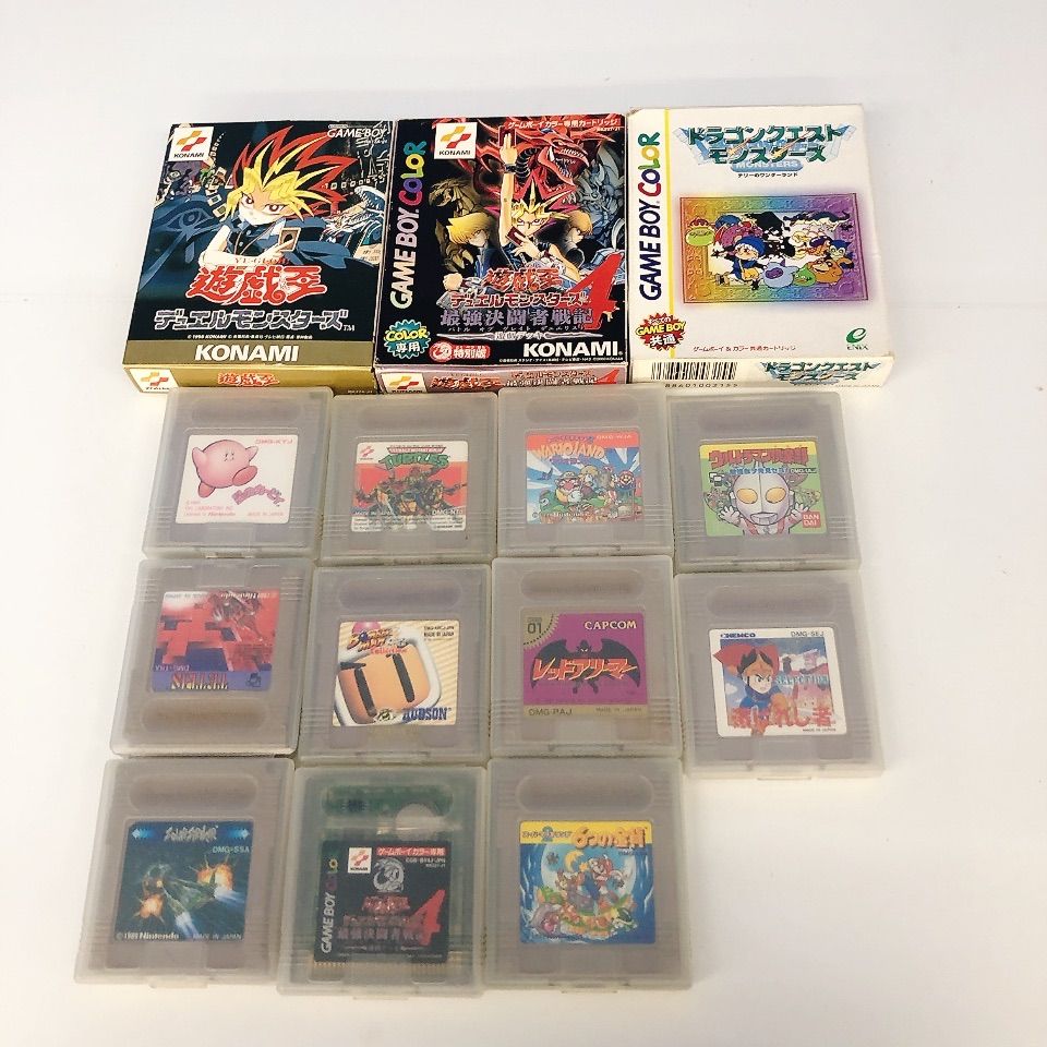 動作未確認】ゲームボーイ ソフト 14点セット 【ゲームソフト