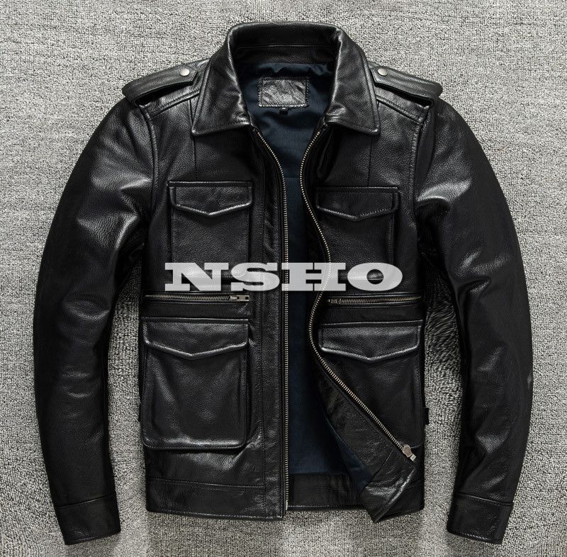 上質  革ジャン カウハイド メンズ M65タイプ ライダース レザージャケット イタリアンレザー タンニンなめし 牛革 上質 革ジャン カウハイド メンズ M65タイプ ライダース レザー