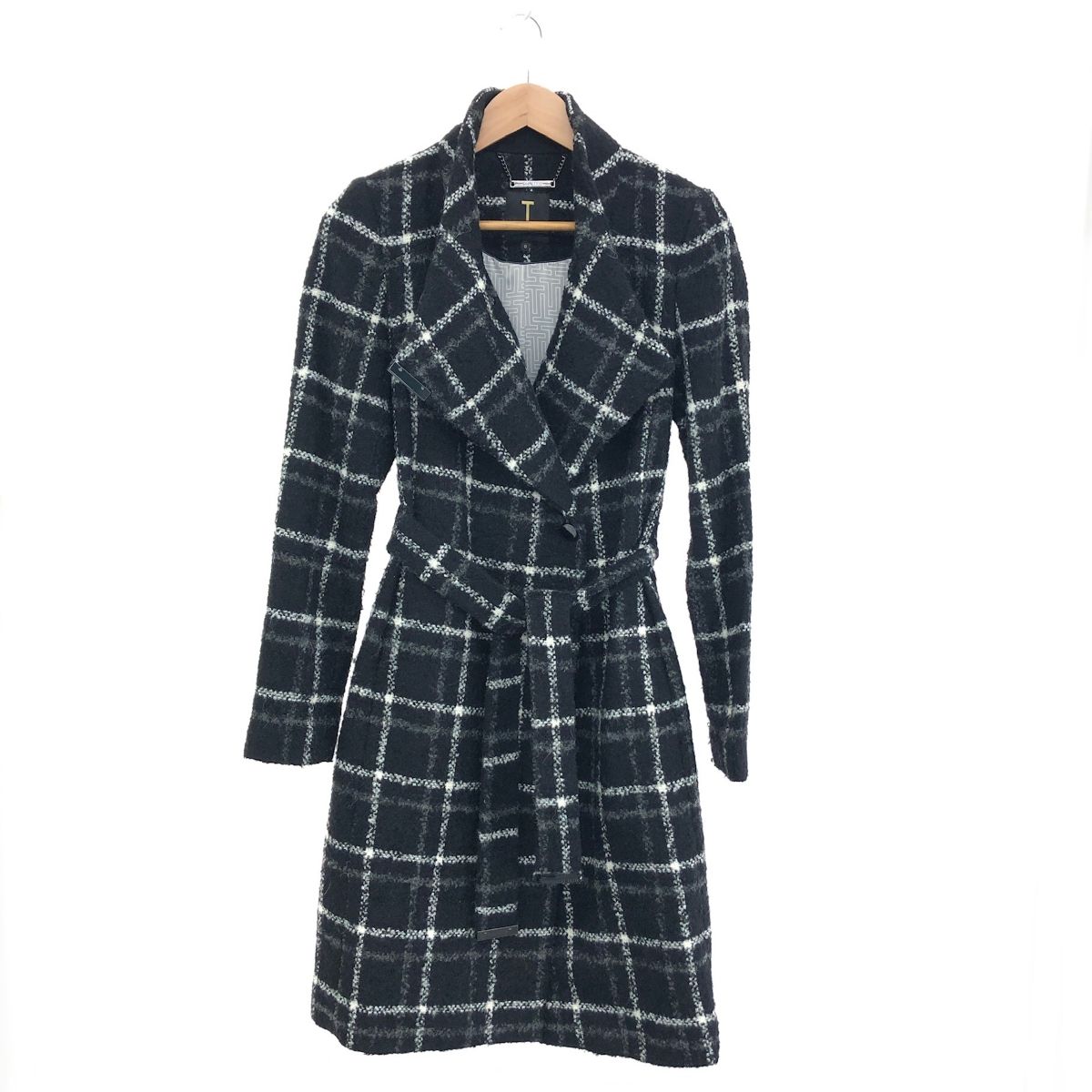 TED BAKER テッドベイカー ロングコート サイズ:0 ブラック レディース