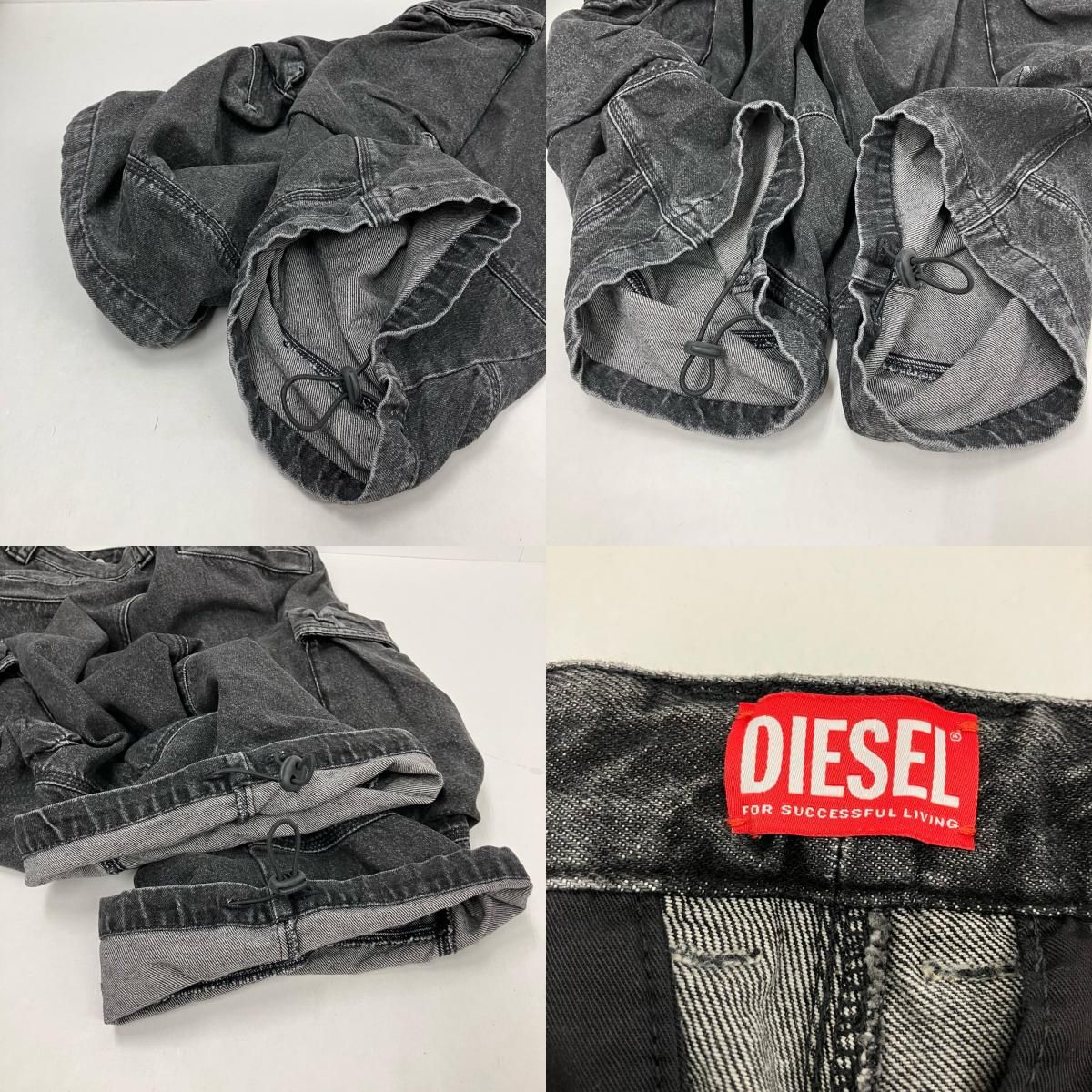 イオン広店 DIESEL ディーゼル ショートパンツ D-ARNE-SHORT-S ブラック 107 KIN-KAAI_COM