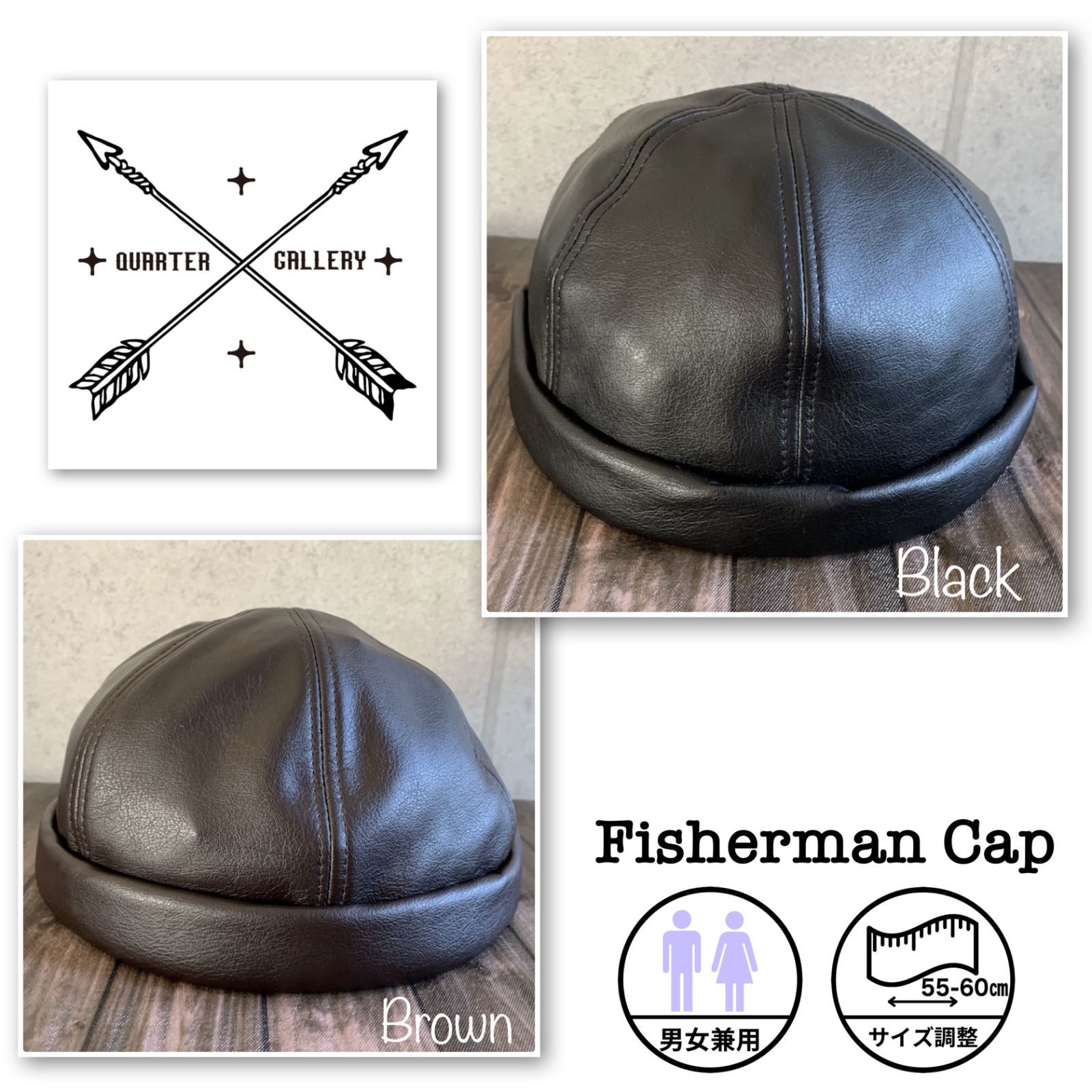 COTTEE PRODUCTIONS フェイクレザーキャップ COOTIE PRODUCTIONS / Faux Leather 5 Panel Mesh Cap -Black×White-