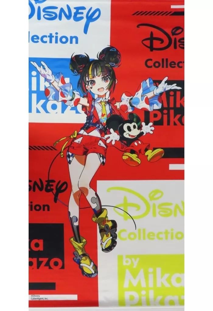 タペストリー ミッキーマウス 大判タペストリー Disney Collection by Mika Pikazo POP-UP STORE 受注生産
