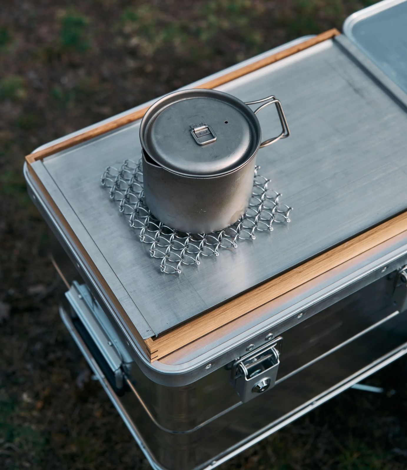 wanderout WIRE POT STAND 鍋敷き ステンレス Wanderout / Wire Pot Stand - Silver – wanderout