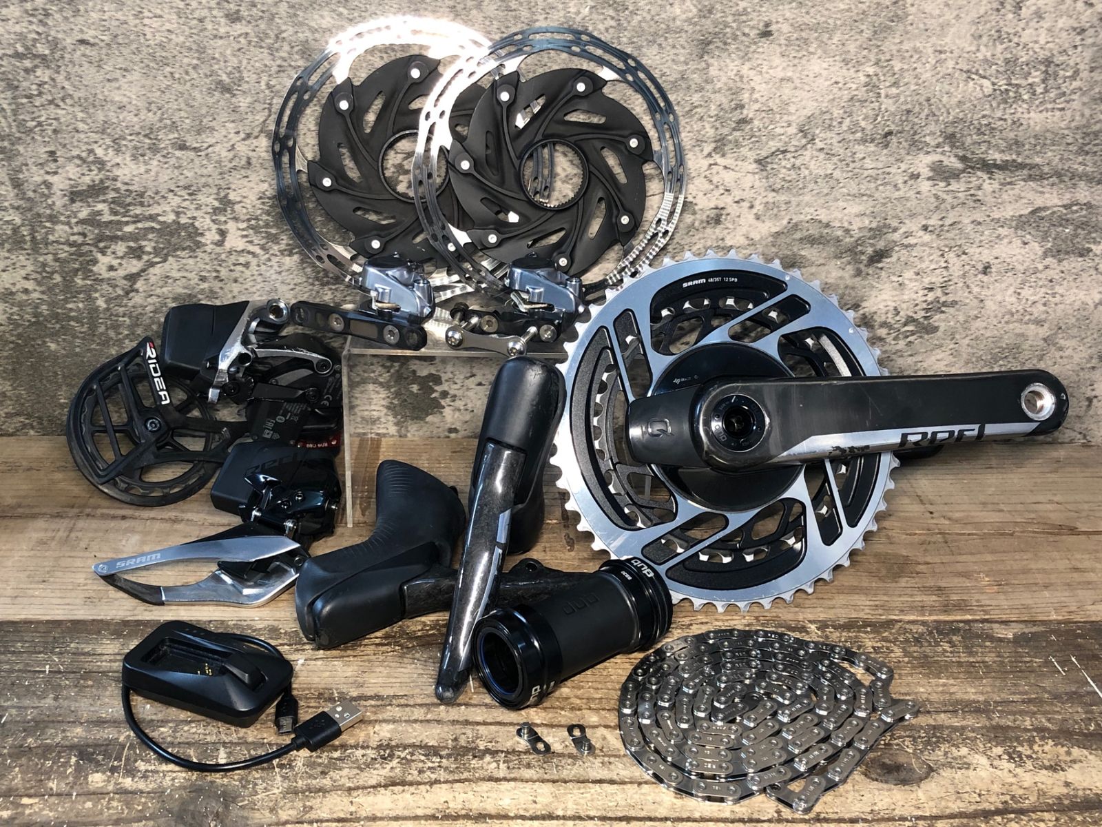 IT608 スラム SRAM レッド Red AXS eTap コンポセット 2x12s
