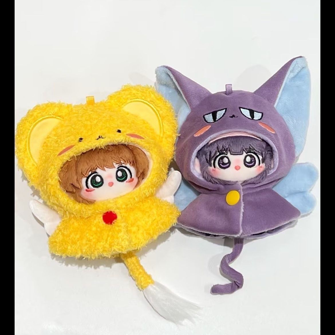 ぬい服 ちびぐるみ 10~12cm パーカー 着せ替え服 2着セット ぬいぐるみ