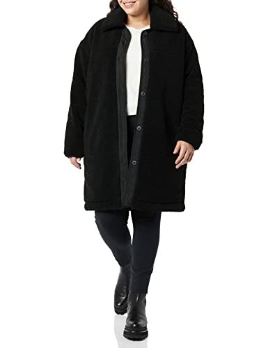 Essentials テディ シェルパコート オーバーサイズ 旧ブランド名 Goodthreads レディース ブラック 2 XL その他 フェイスケア コスメ 美容