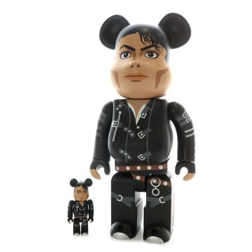 ベアブリック BE RBRICK マイケルジャクソン バッド Michael Jackson BAD 100％ 400％ フィギュア 人形 黒 ブラック |MP GY18