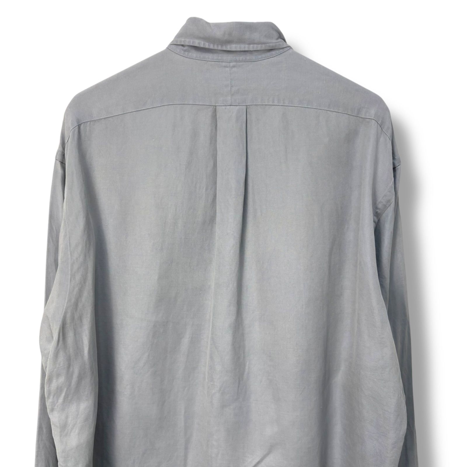 疾風様【90～00sRalphLaurenラルフローレンBLAKE リネンシャツ 72bc1b1f859d1ab3750fc906aab593