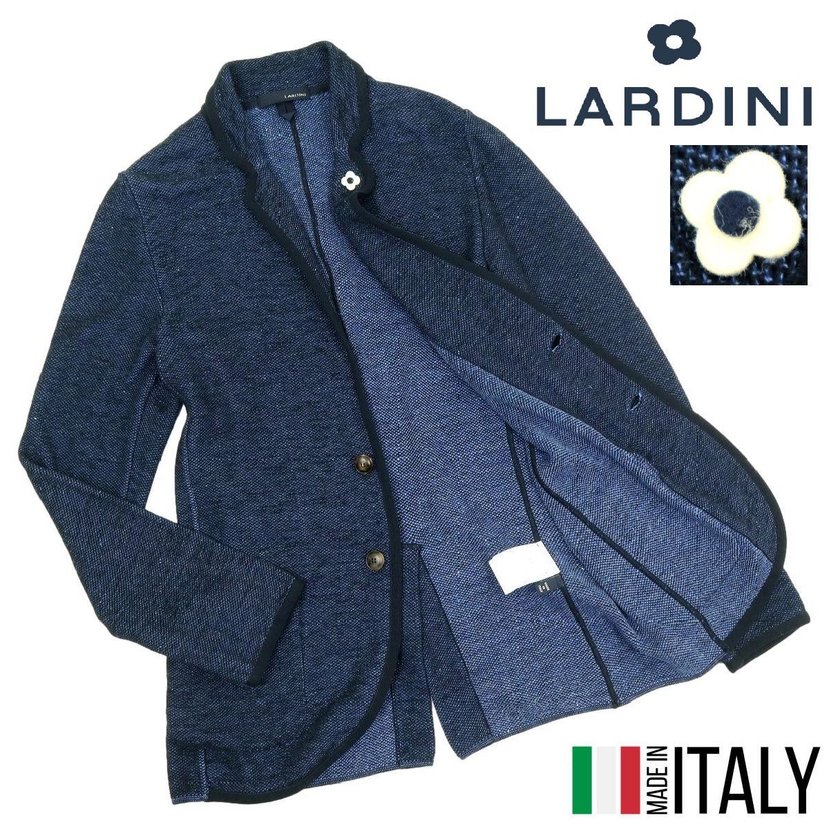S3586】【新品同様】【イタリー製】LARDINI ラルディーニ テーラード