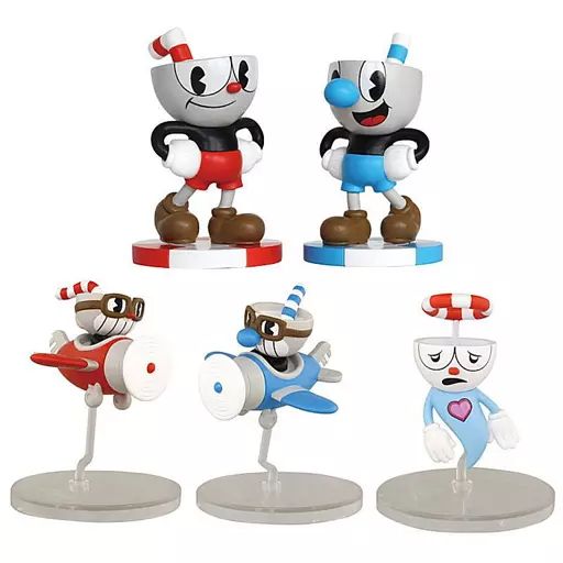中古】トレーディングフィギュア 全5種セット 「CUPHEAD カップヘッド