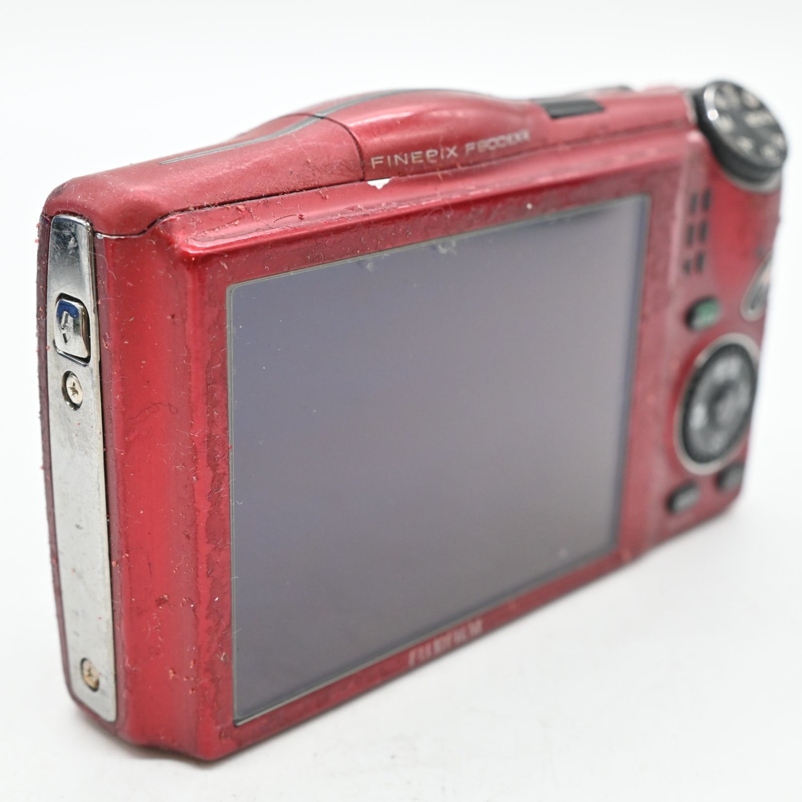 並品】FUJIFILM デジタルカメラ FinePix F800EXR 光学20倍 レッド F FX