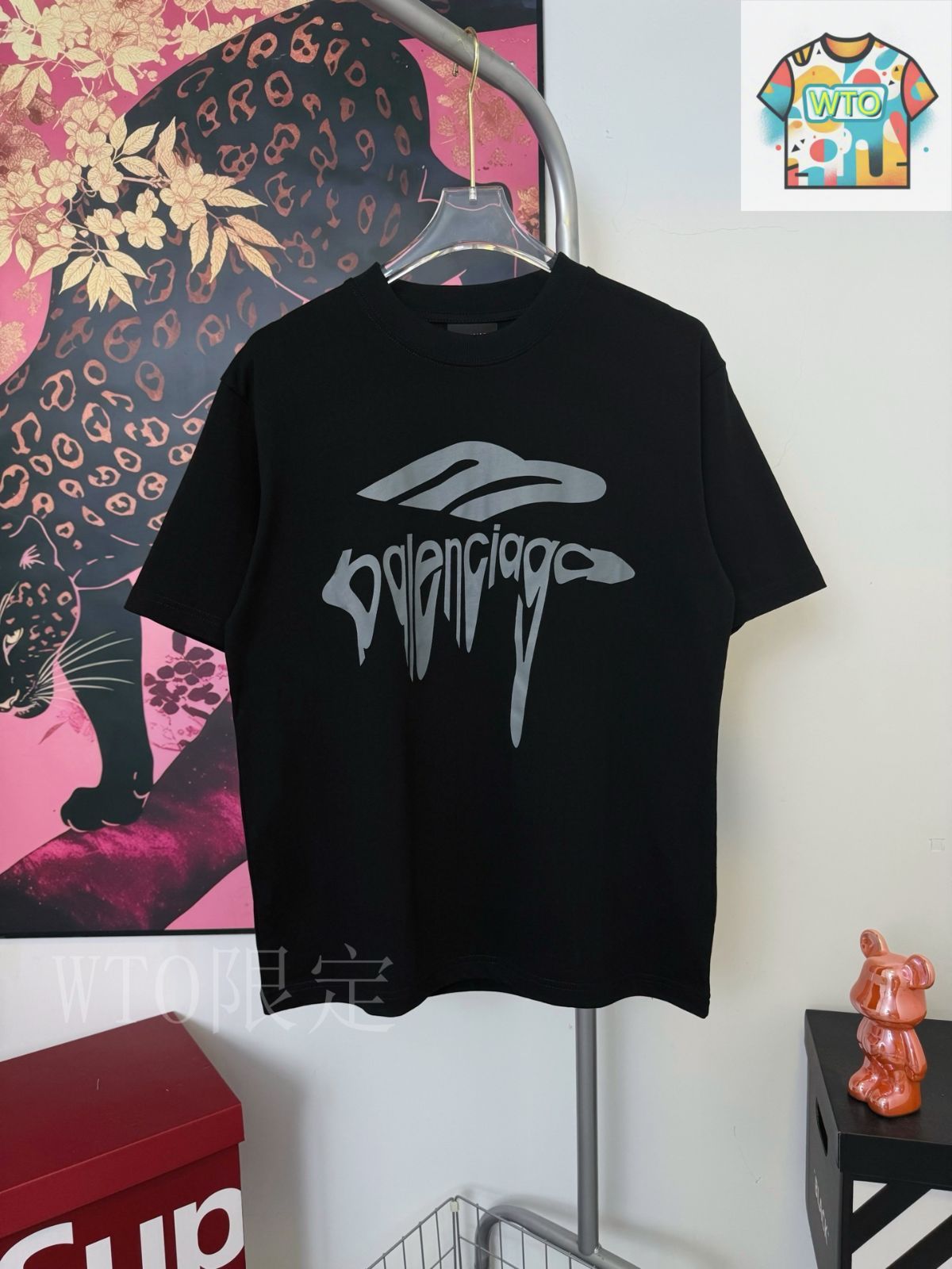 ♦BALENCIAGA♦ウェーブ ロゴ フード☆正規品☆ BALENCIAGA バレンシアガ ロゴ エクスプローラー マジックテープ