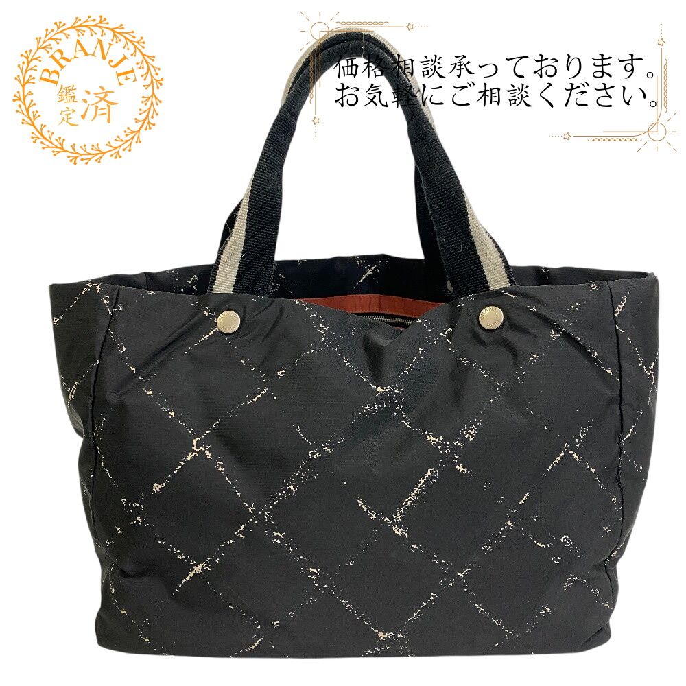 シャネル CHANEL トートバッグ 旧トラベルライン MM ショルダーバッグ