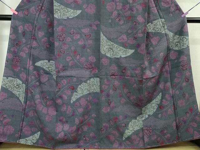 平和屋本店□極上 西洞院辻が花 大脇一心 紬 反端付き 逸品 未使用  