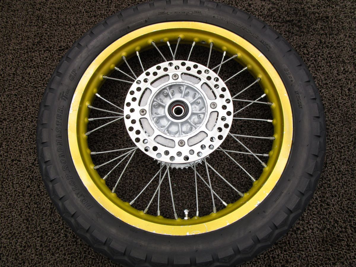 TS125R タカサゴ リアホイール スプロケット 18×2.15 □A5567 50丁 SF15A スズキ F115 キャブ車 動画有