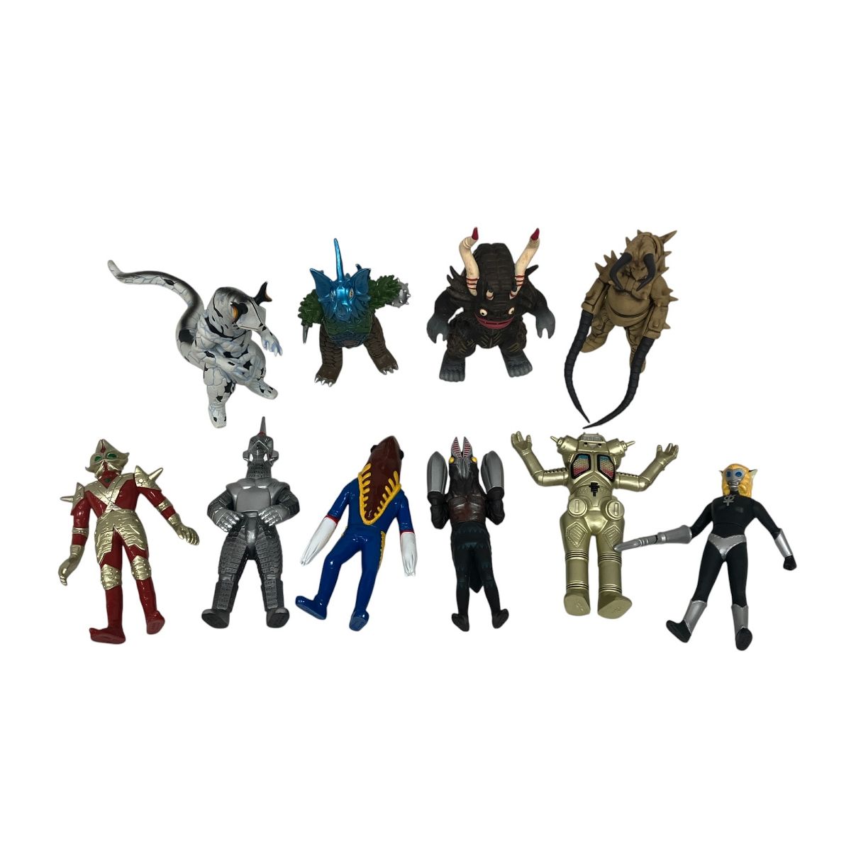 BANDAI エレキング メトロン星人 グドン タイラント ほか 計10点セット 円谷プロ 昭和ウルトラマン 怪獣ソフビ フィギュア S10053437