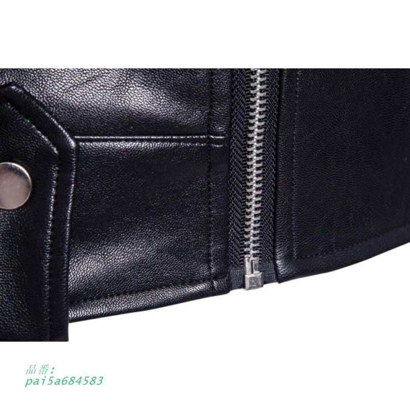 ブラック レザー ダブルライダースジャケット レザージャケット ライダースジャケット メンズ ダブル