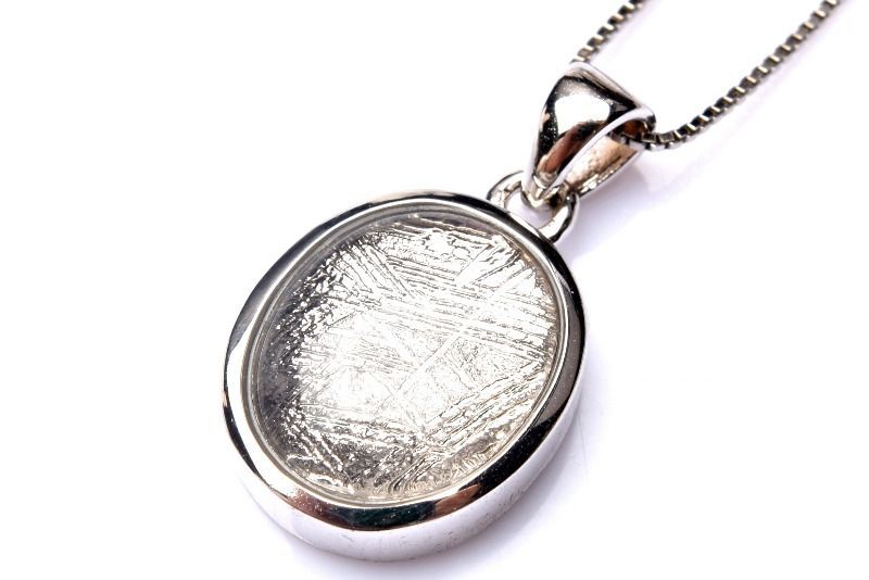 シルバー925 ギベオン(メテオライト隕石) 45x12mm 法器 剣