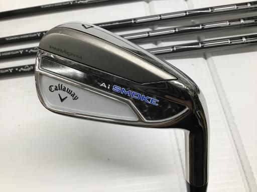 キャロウェイ PARADYM Ai SMOKE 5S アイアンセット IR TENSEI 50 for CW Ai SMOKE IR フレックスR メンズ 男性用 右利き 右用 Bランク ゴルフクラブ
