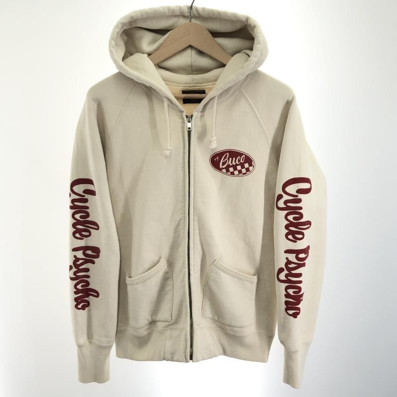 REAL McCOYS BUCO リアルマッコイ ブコ プリント ジップパーカー サイズS ベージュ 91