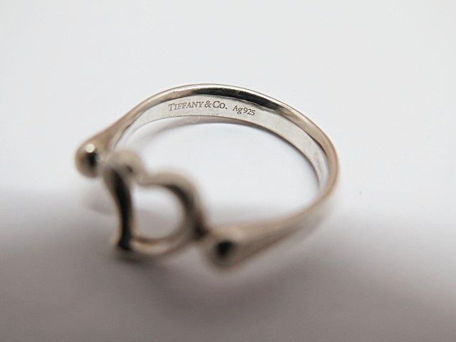 TIFFANY&CO. ティファニー オープンハートリング 925 シルバー