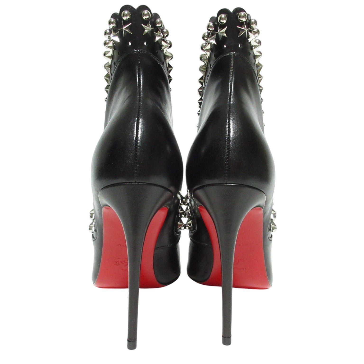 未使用Christian Louboutinパンプス37レザー黒クリスチャンルブタン - メルカリ