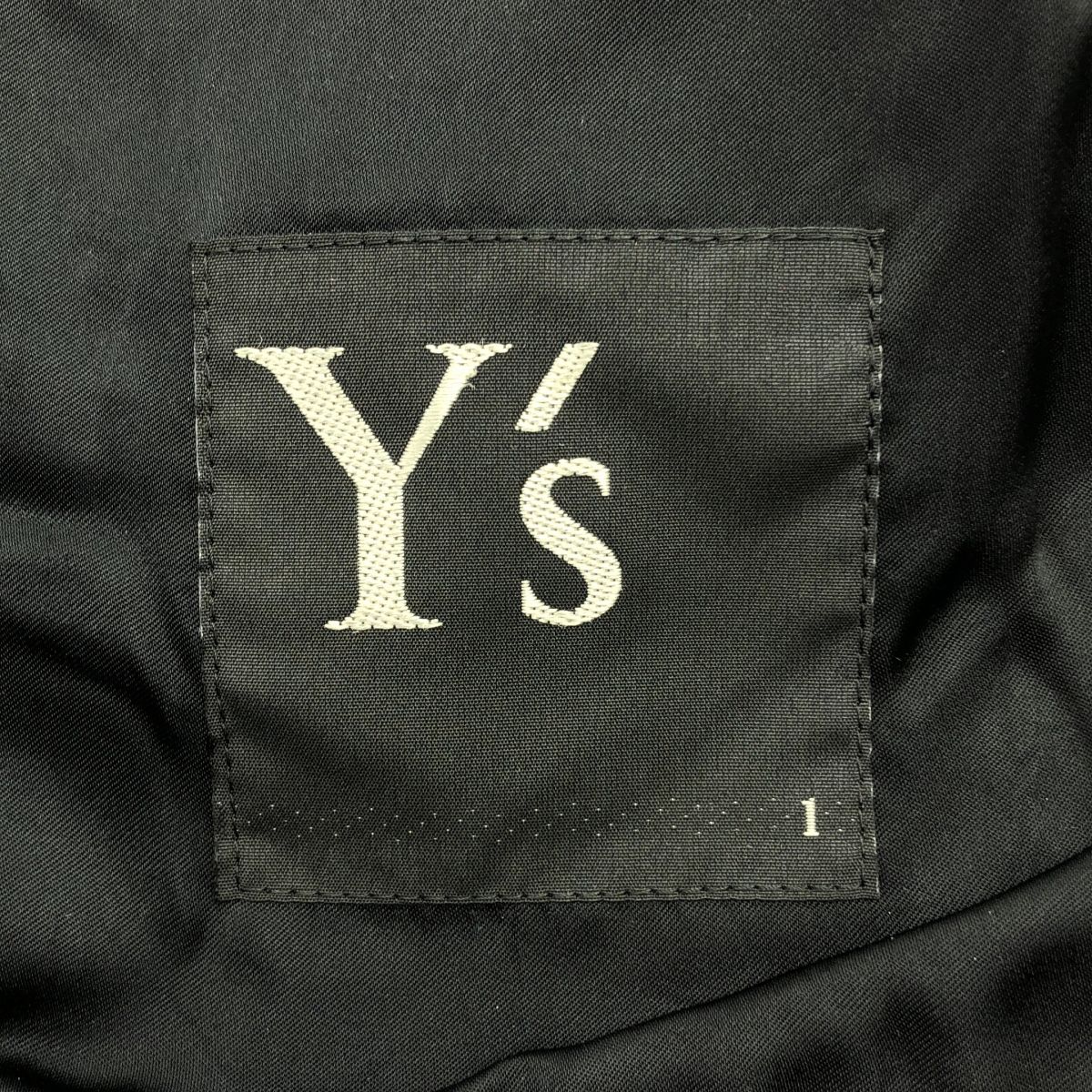 Y s | ワイズヨウジヤマモト | 2019AW | ウール リバーシブル ノーカラー コート | 1 | ブラック | レディース WWW_MORNINGWALKER_COM