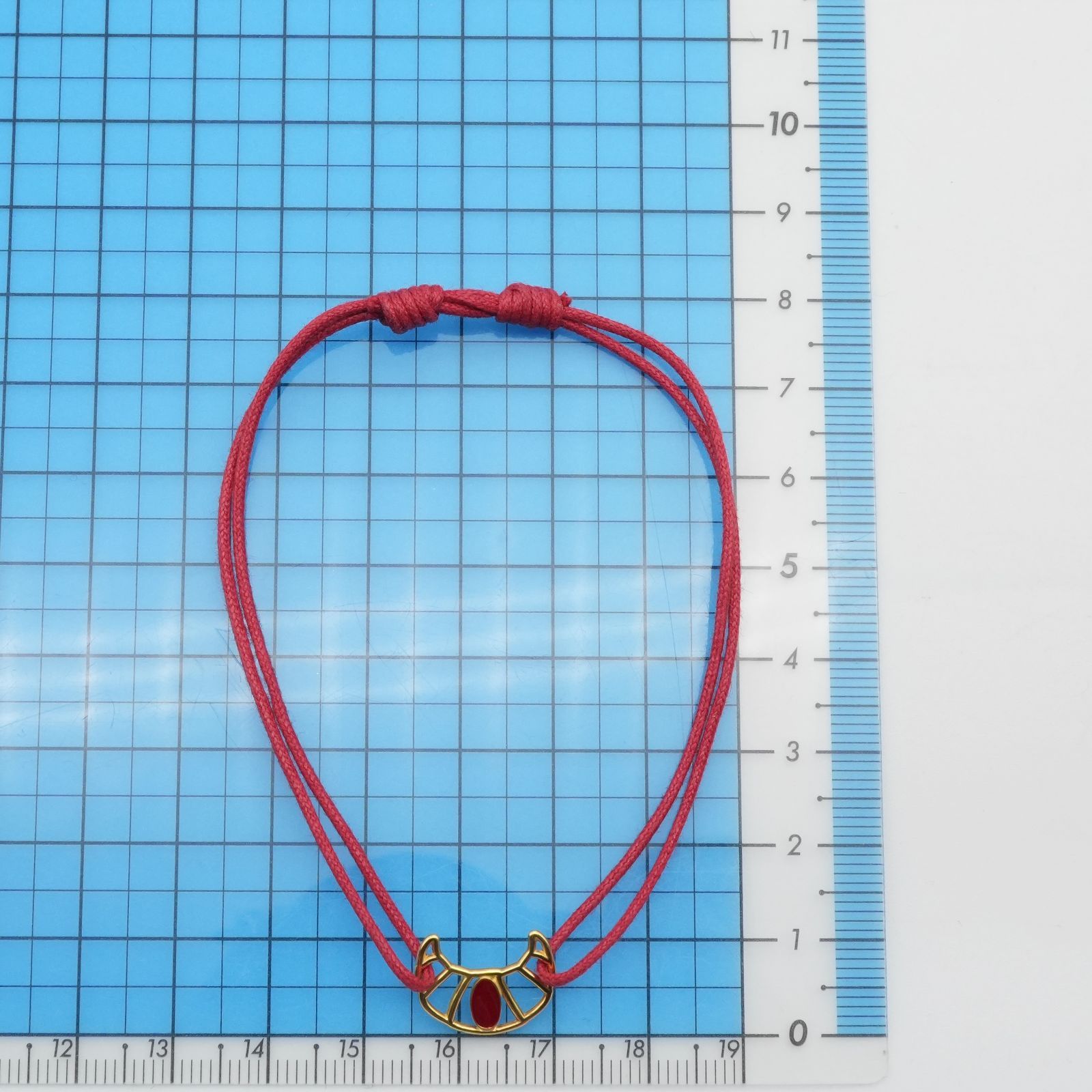 アリータ クロワッサン ブレスレット K9 レッド ALIITA/25-1856/25