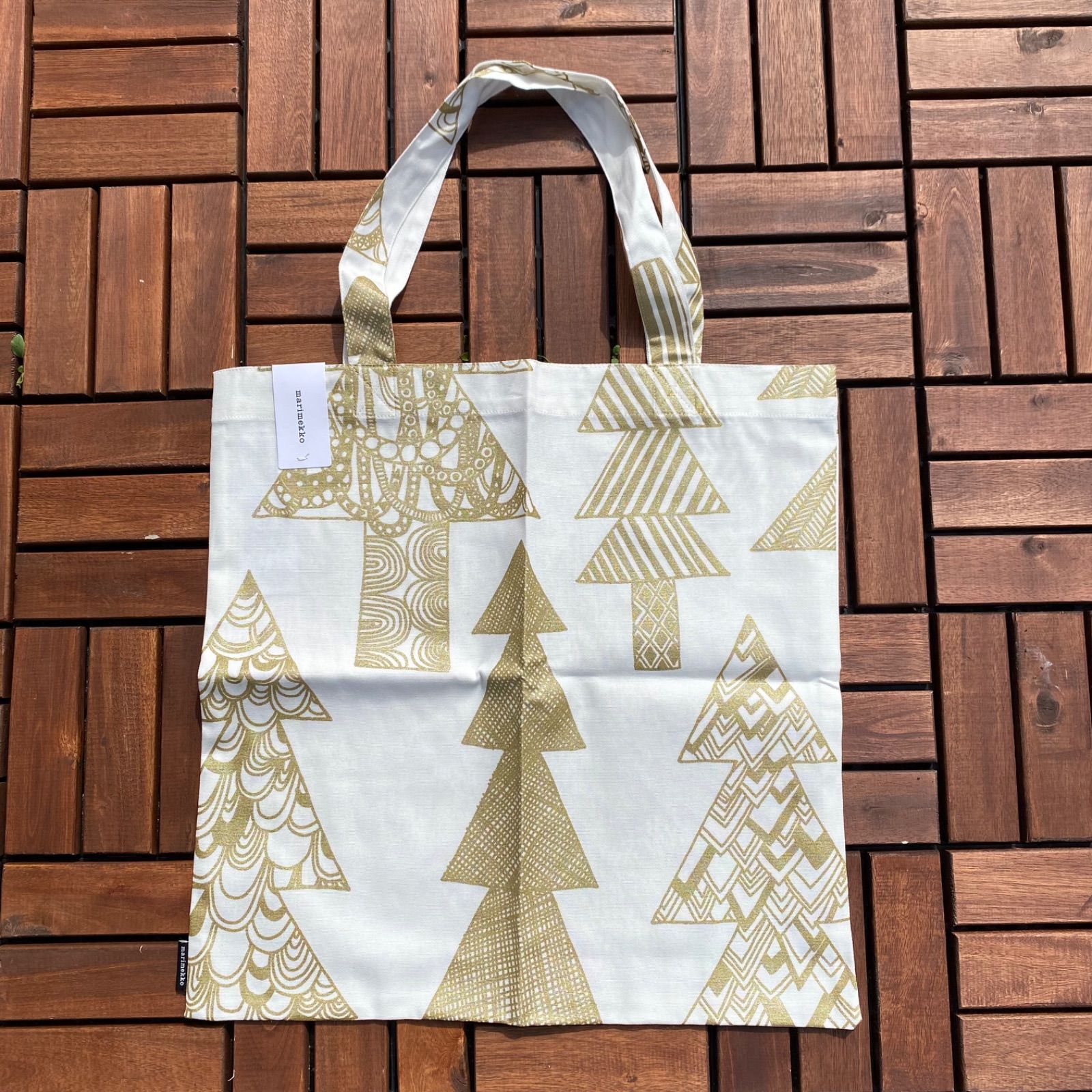 クリスマス マリメッコ クーシコッサ ファブリックバッグ - メルカリ