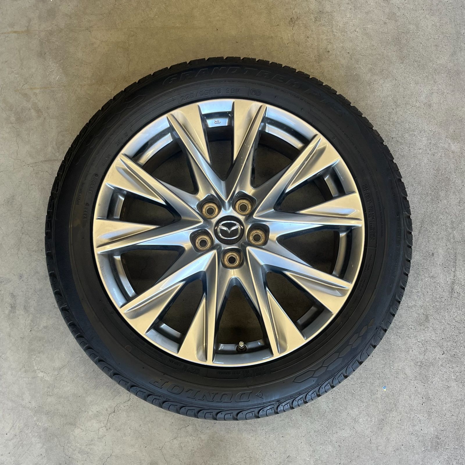 ＣＸ－８ 225 55 19インチ ラジアルタイヤ アルミホイール D-09 FFCRYSTALESIA_COM