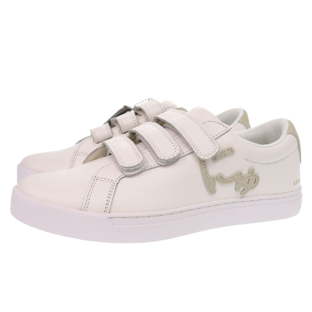 未使用 サンガッチョ にゅ～ず OFF COAT 26cm レザー ホワイト