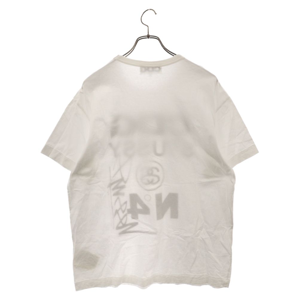 STUSSY (ステューシー) ×COMME des GARCONS CDG TEE コムデギャルソン フロントロゴプリント クルーネック半袖Tシャツ  SH-T002 ホワイト - メルカリ