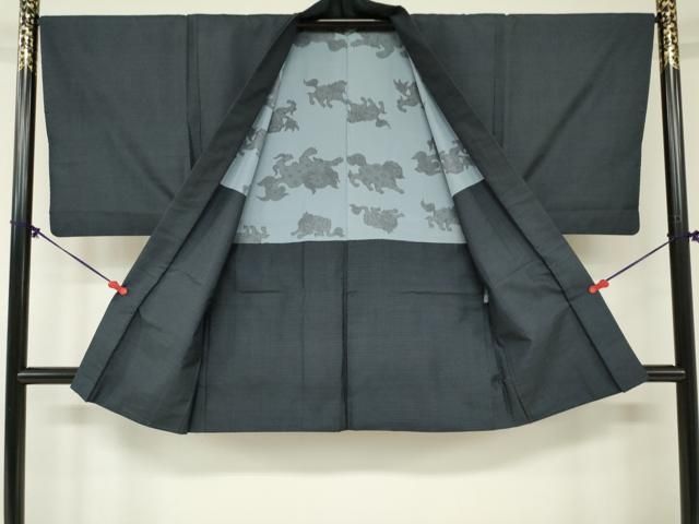 平和屋着物□男性 本場大島紬 アンサンブル 100亀甲 総絣 正絹 逸品  